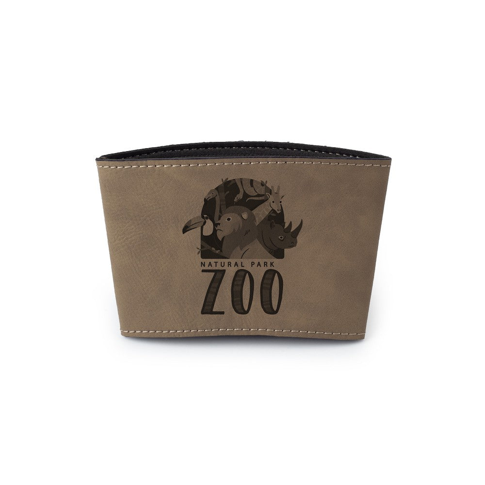 Personalized Leather Cup Sleeve(5)