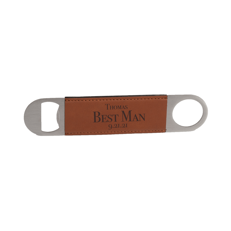 Personalized Leather & Metal Large Bottle Opener (5)