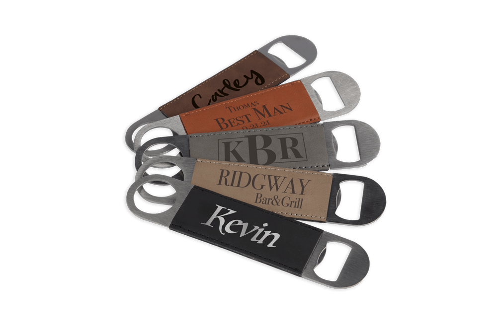 Personalized Leather & Metal Large Bottle Opener (5)