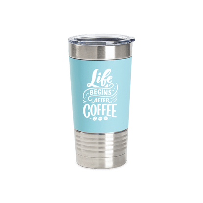 Personalized 20oz Stainless Steel Tumbler With Silicone Sleeve