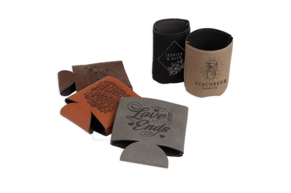 Personalized Leather Can holder(5)