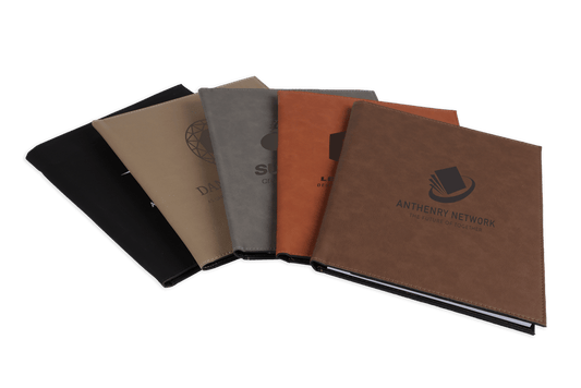 Personalized Leather-Like Notebook (7x9)