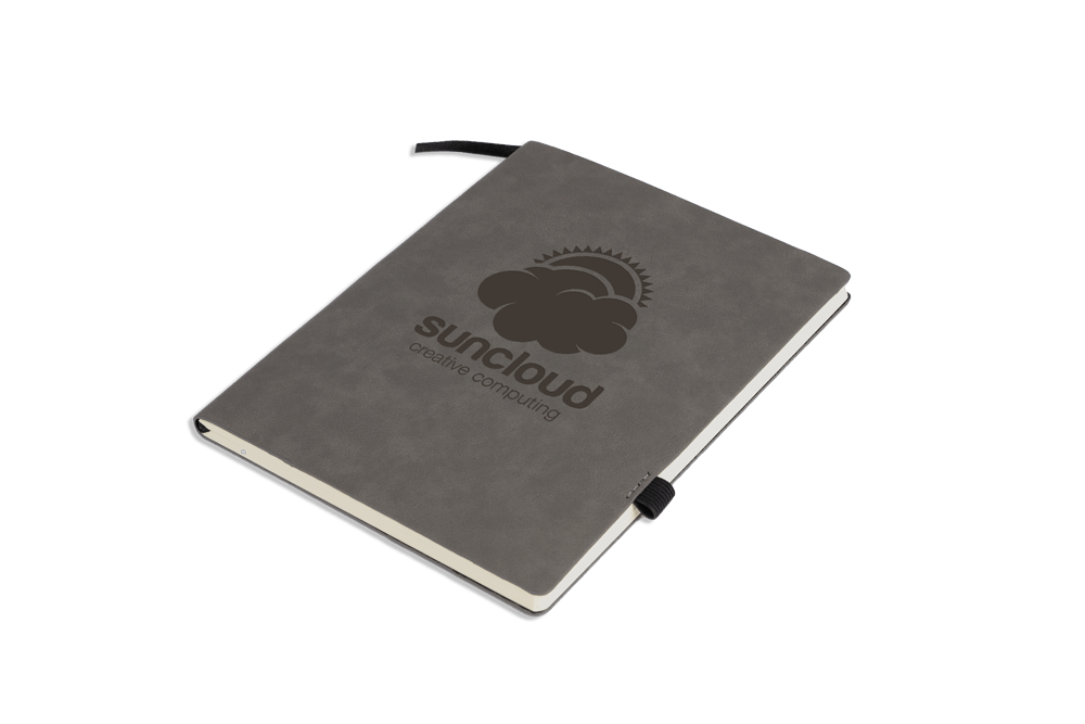 Personalized Leather-Like Notebook (7x9)