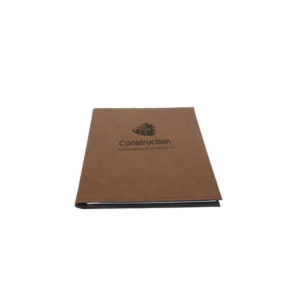 Personalized Leather-Like portfolio (9.5x12)