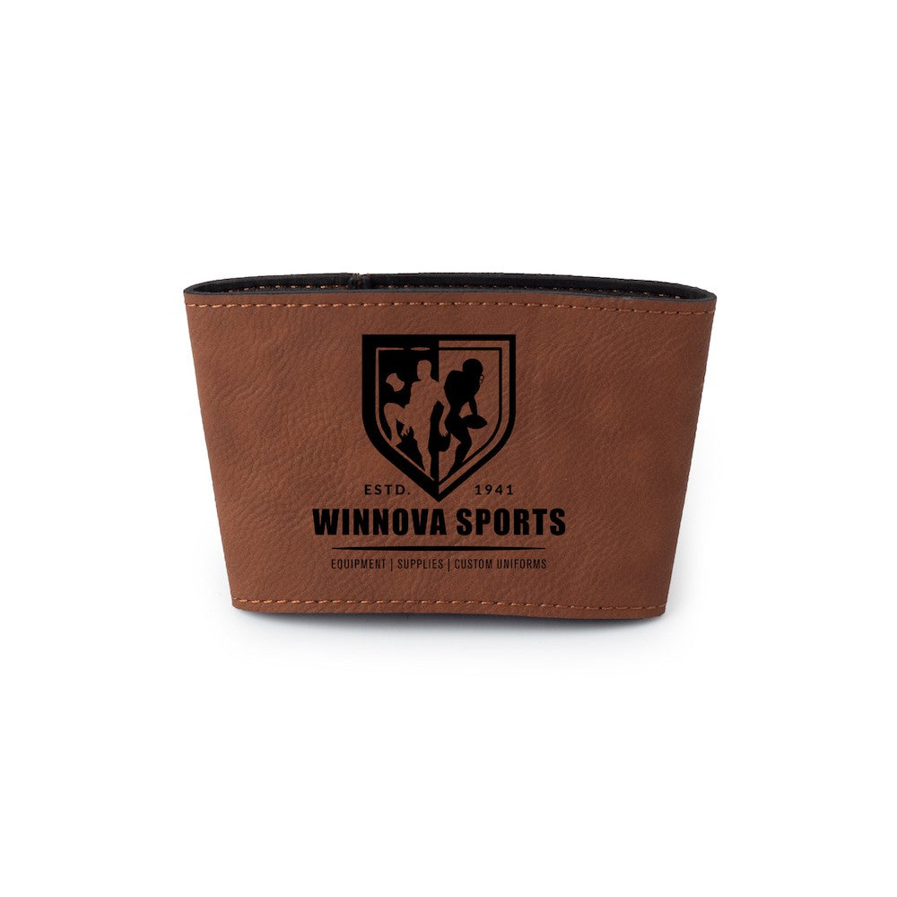 Personalized Leather Cup Sleeve(5)