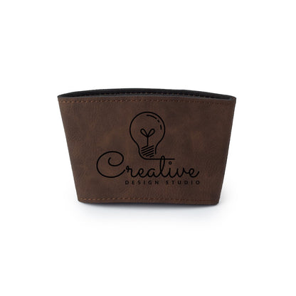 Personalized Leather Cup Sleeve(5)